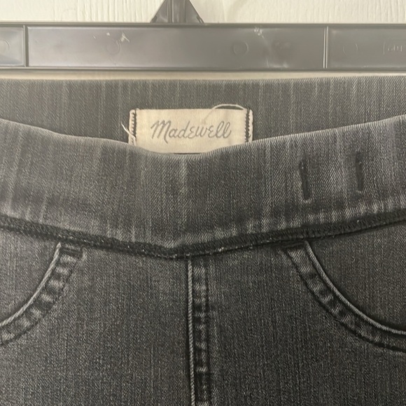 Madewell The Anywhere Jean Black Skinny Denim Pull On Jeggings Size 26 - Picture 5 of 11